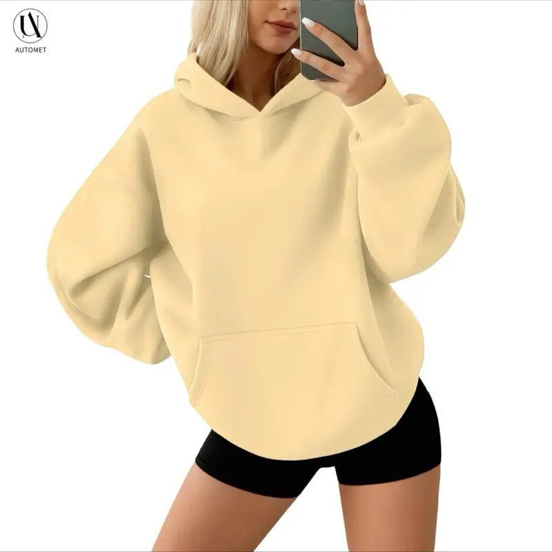 Automet Oversized Fleece Hoodie