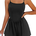 Ekouaer Sleeveless Workout Romper
