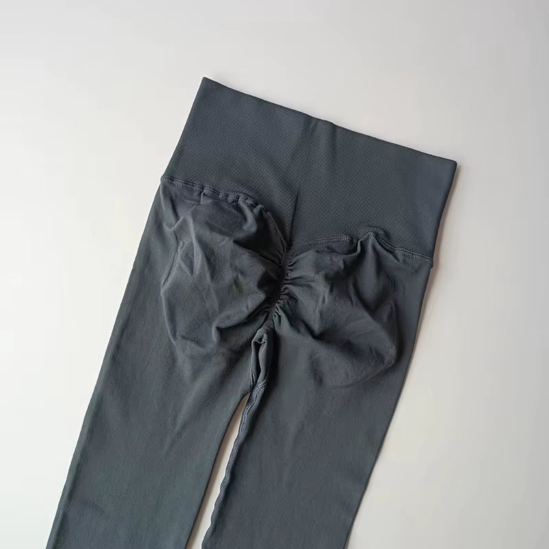Seamless High-Waist Yoga Leggings for Women - Push-Up Fitness Tights for Enhanced Support and Comfort