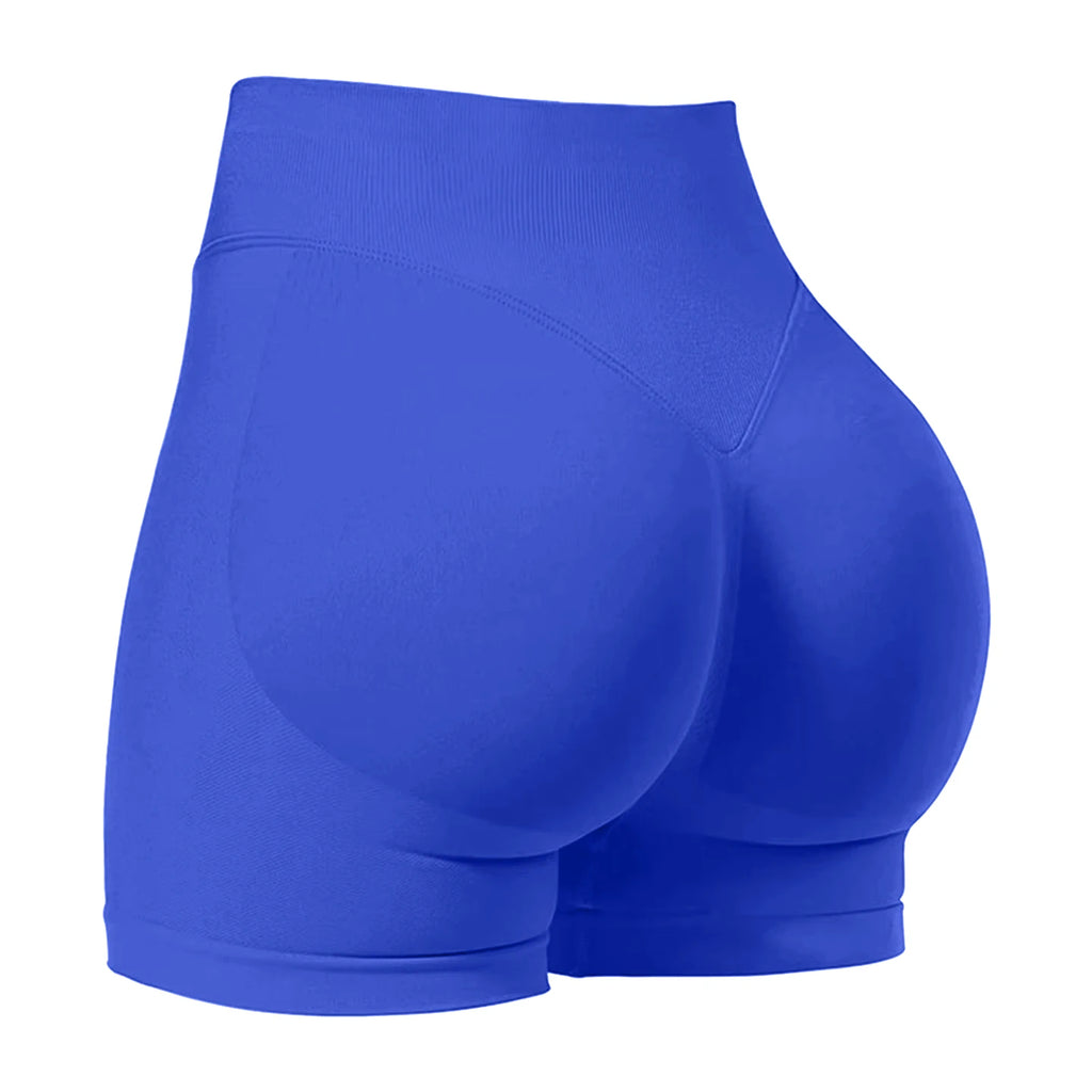 High-Waisted Women's Yoga Shorts - Stylish and Functional Fitness Leggings for Summer Running