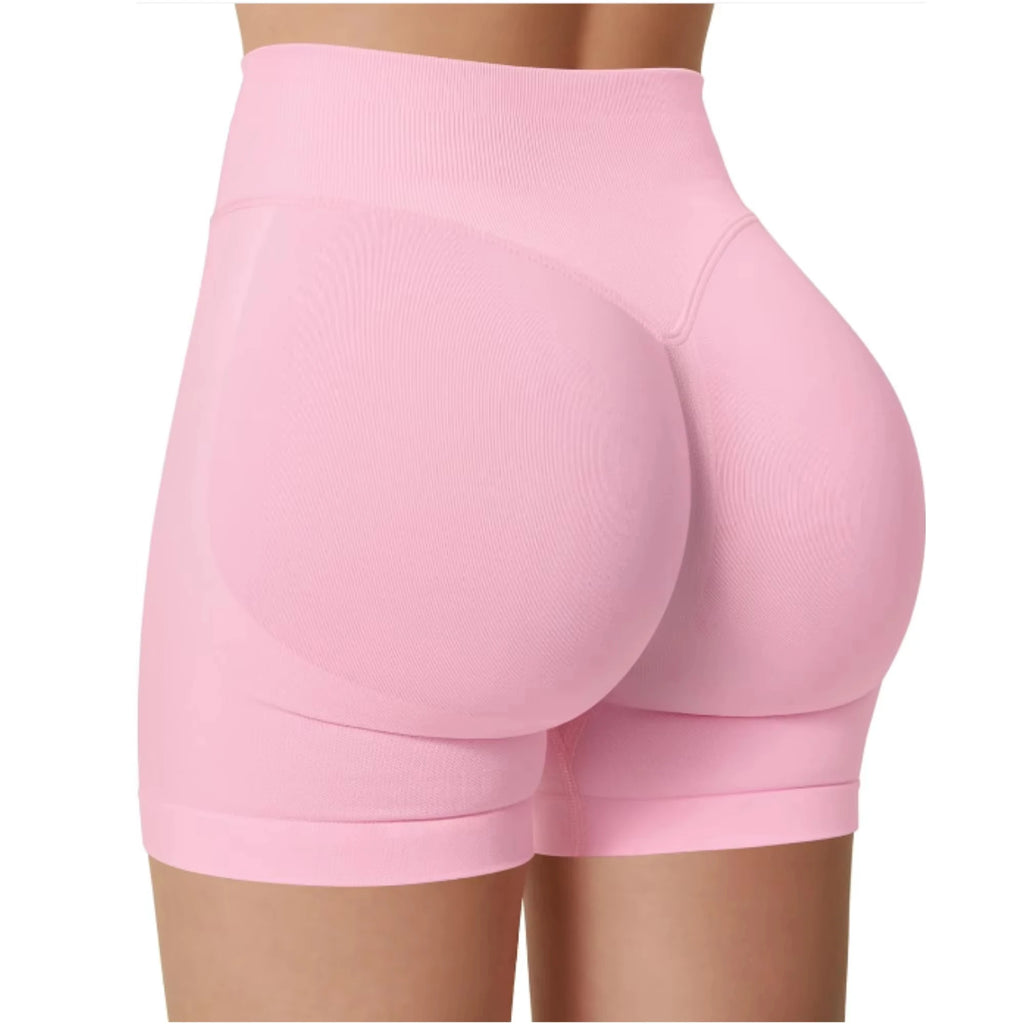 High-Waisted Women's Yoga Shorts - Stylish and Functional Fitness Leggings for Summer Running