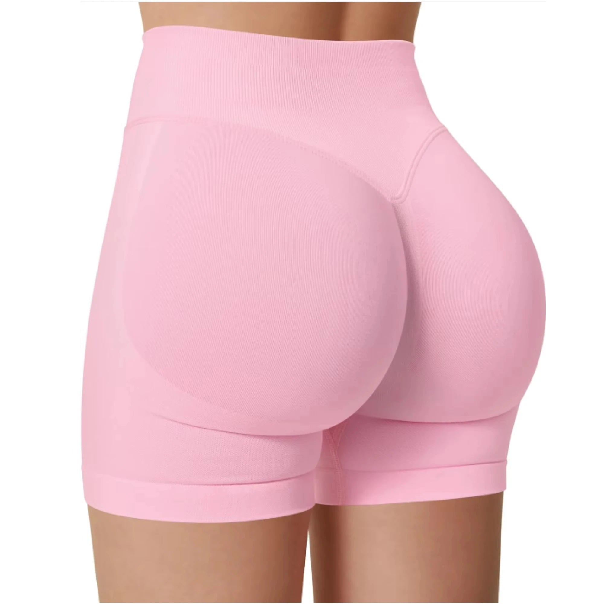 High-Waisted Women's Yoga Shorts - Stylish and Functional Fitness Leggings for Summer Running