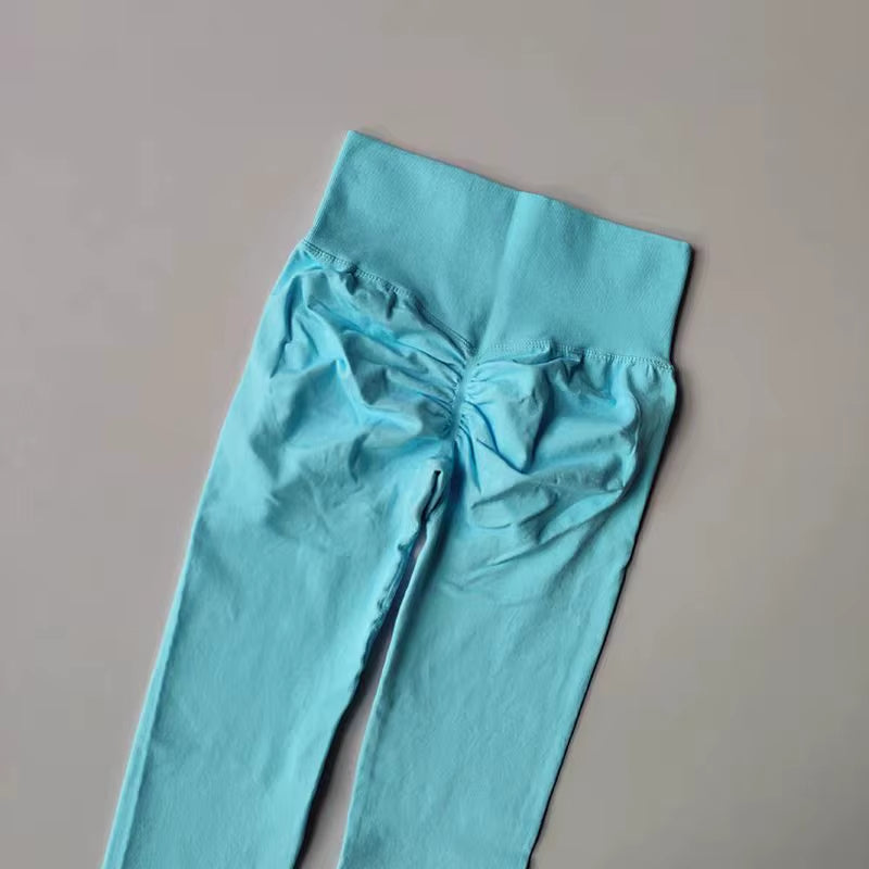 Seamless High-Waist Yoga Leggings for Women - Push-Up Fitness Tights for Enhanced Support and Comfort