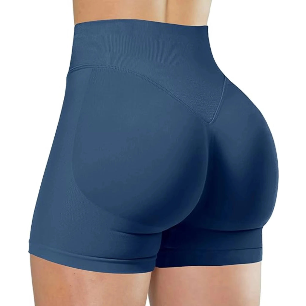 High-Waisted Women's Yoga Shorts - Stylish and Functional Fitness Leggings for Summer Running